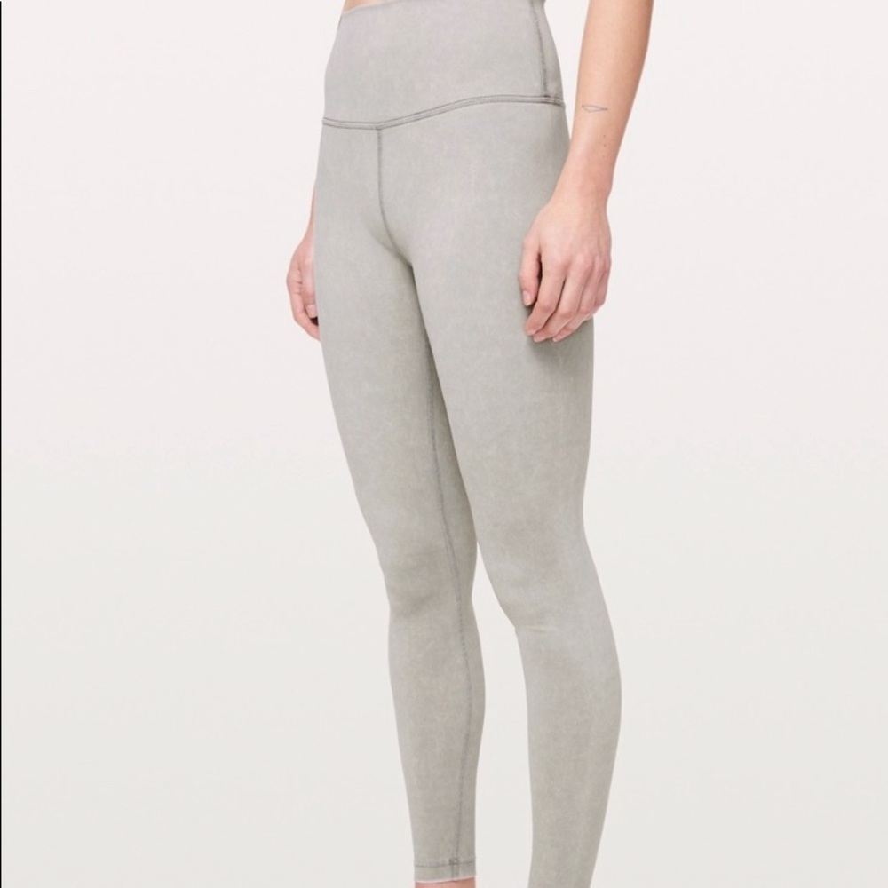 Lululemon Wunder Under Snow Washed Leggings Size 6